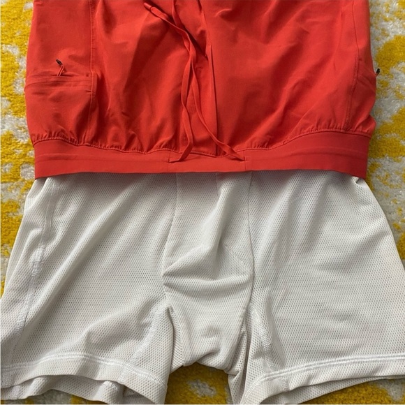 Lululemon two tone red train to beach swim trunks board shorts - Picture 5 of 6